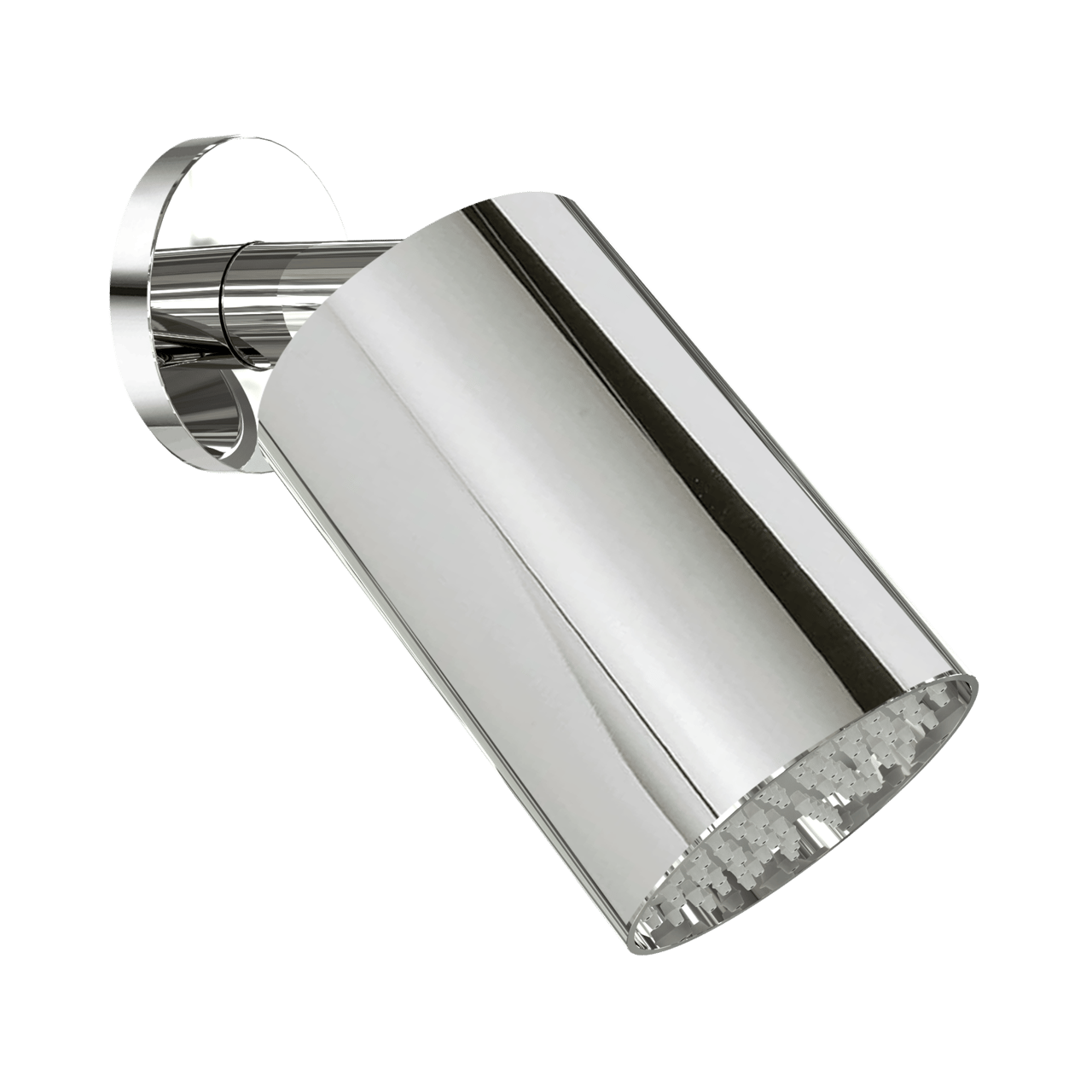 Blaufoss Luxor 90 Tête de douche rond 14 x 9 cm avec support mural chrome