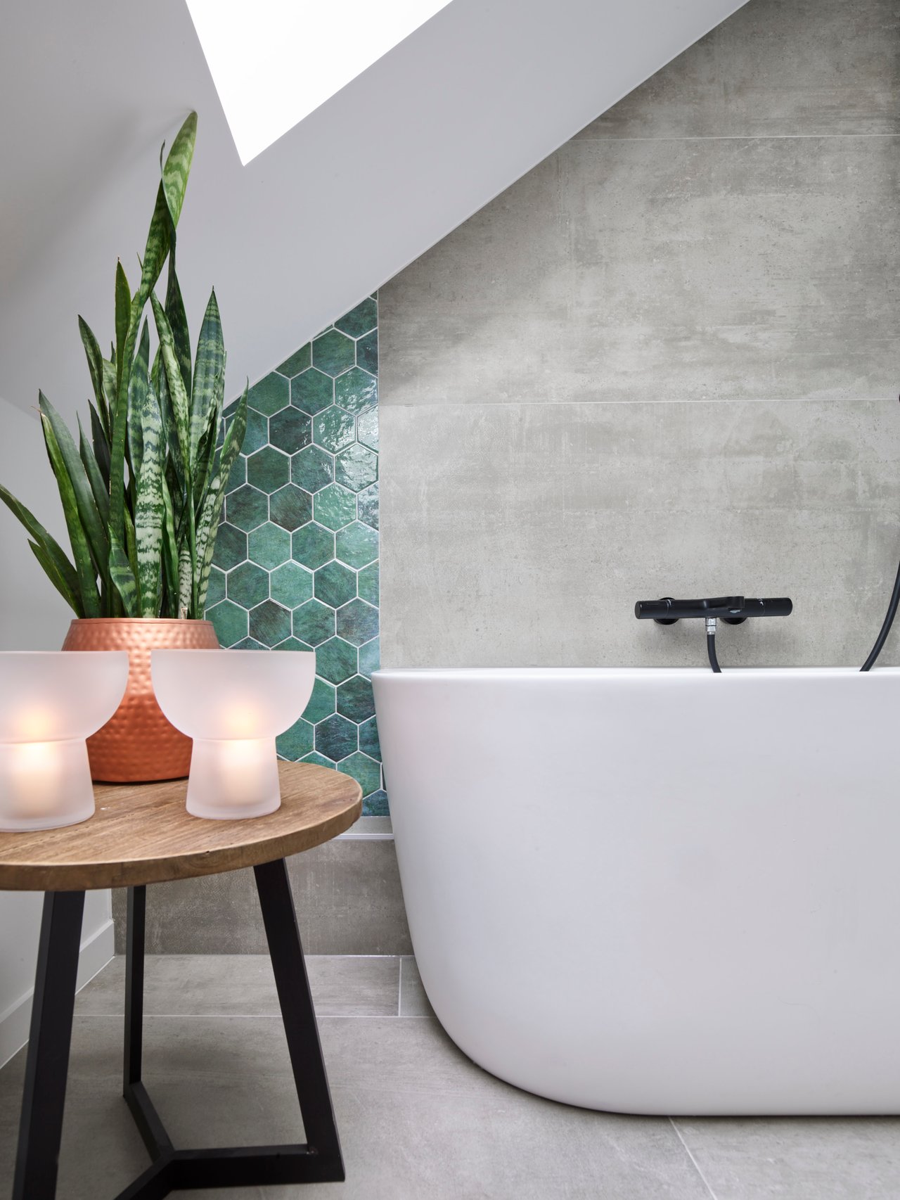 Luca Varess Ophelia tweepersoons hoekbad rechts 170 x 75 cm acryl mat wit