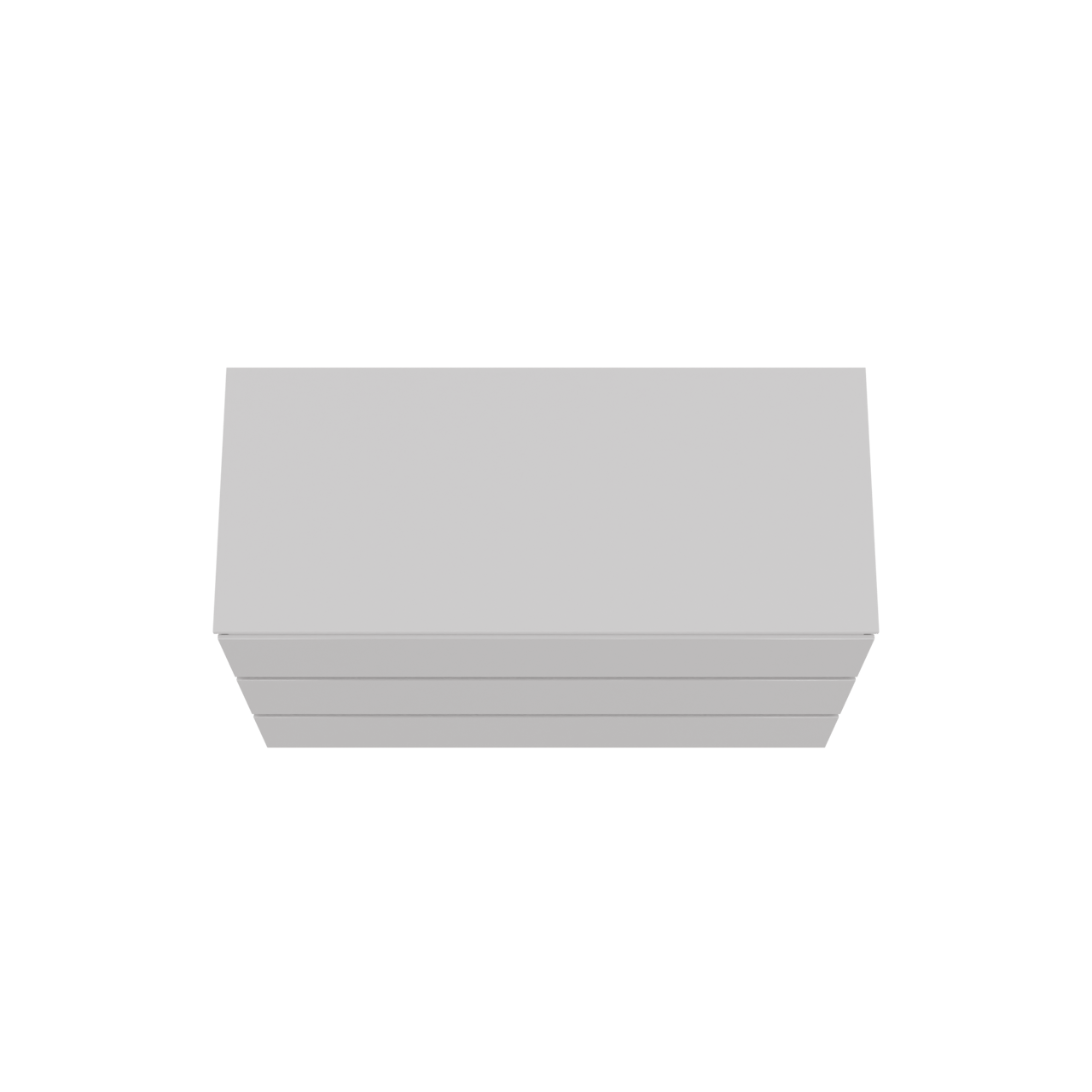 Storke Edge staand badkamermeubel 120 x 52 cm glanzend wit met Tavola enkel of dubbel tablet in solid surface mat wit