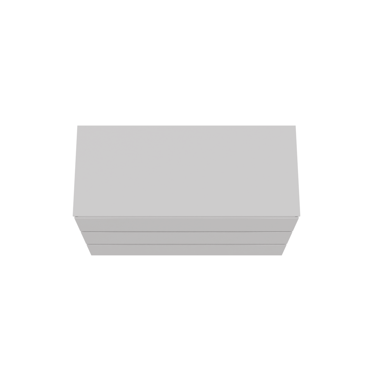 Storke Edge staand badkamermeubel 120 x 52 cm glanzend wit met Tavola enkel of dubbel tablet in solid surface mat wit