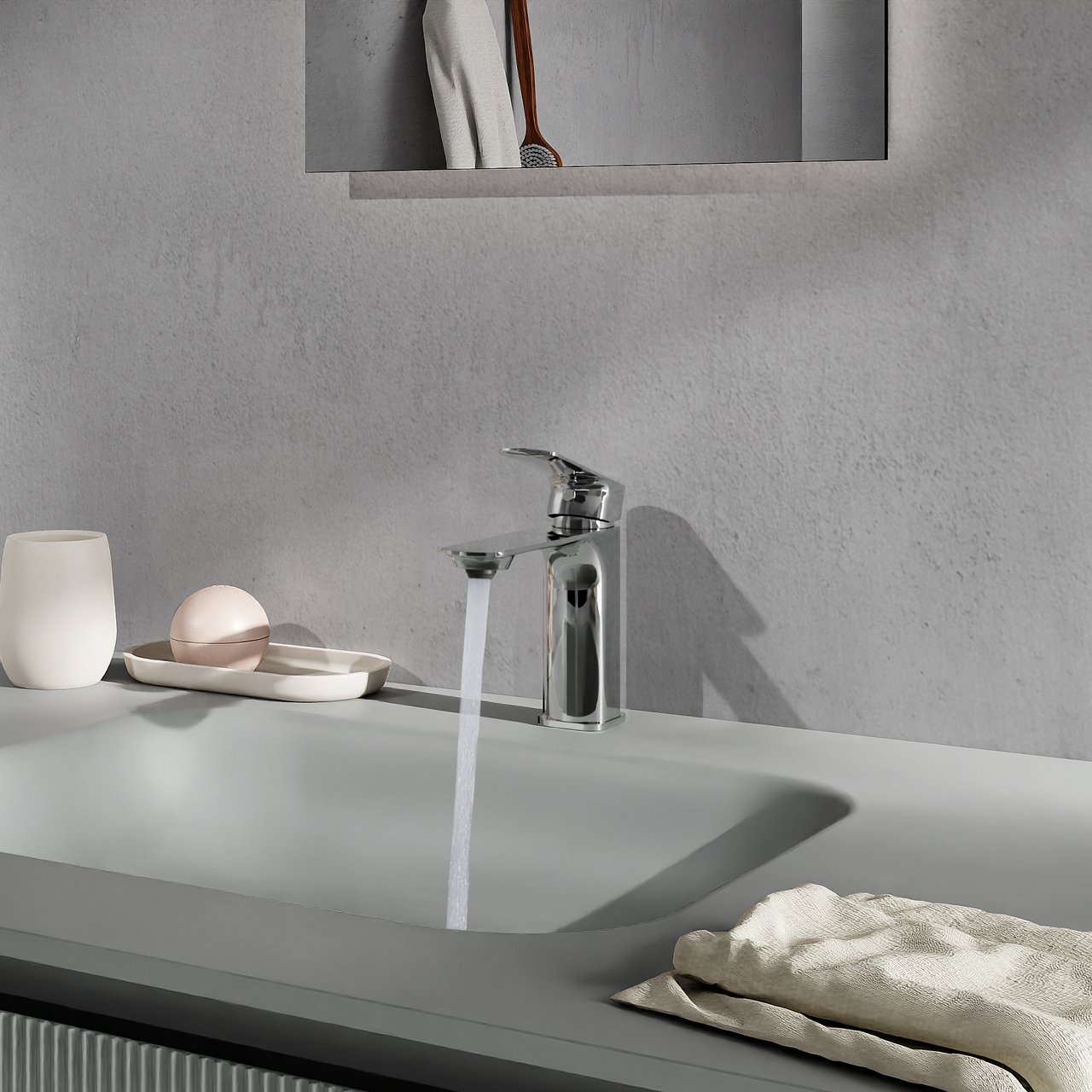 Blaufoss Bodan EcoStart robinet de lavabo standard chrome