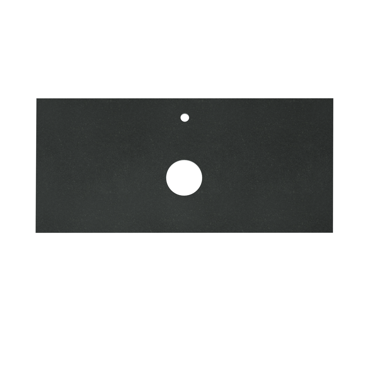 Balmani Facetta tablette simple granite aiguisé 120 x 55 cm