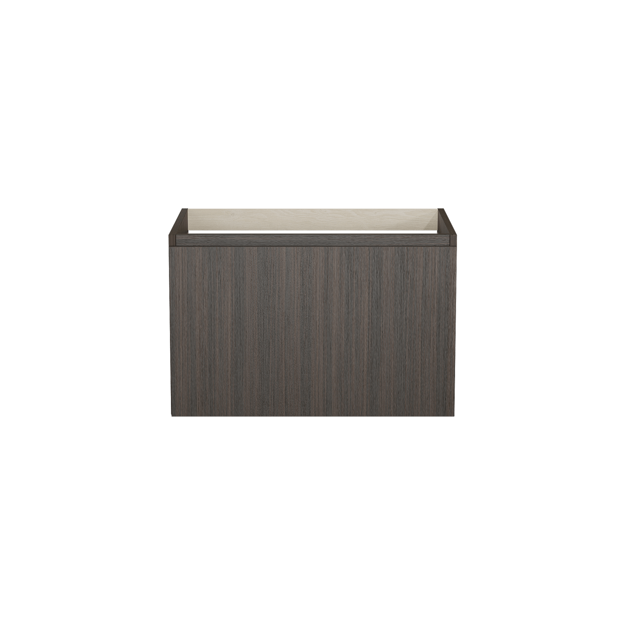 Balmani Sfera hängender Waschbeckenunterschrank: 75 x 55 cm, Eucalyptus, 2 Schubladen