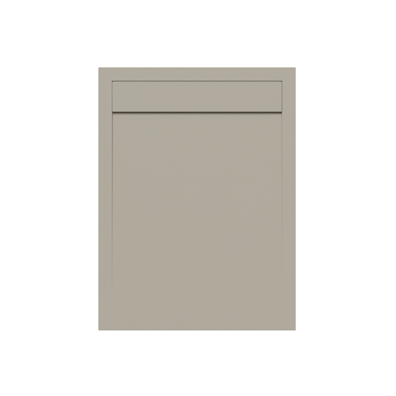 Luca Varess Dandy receveur de douche 120 x 90 cm marbre composite Soie grise mat structure rock