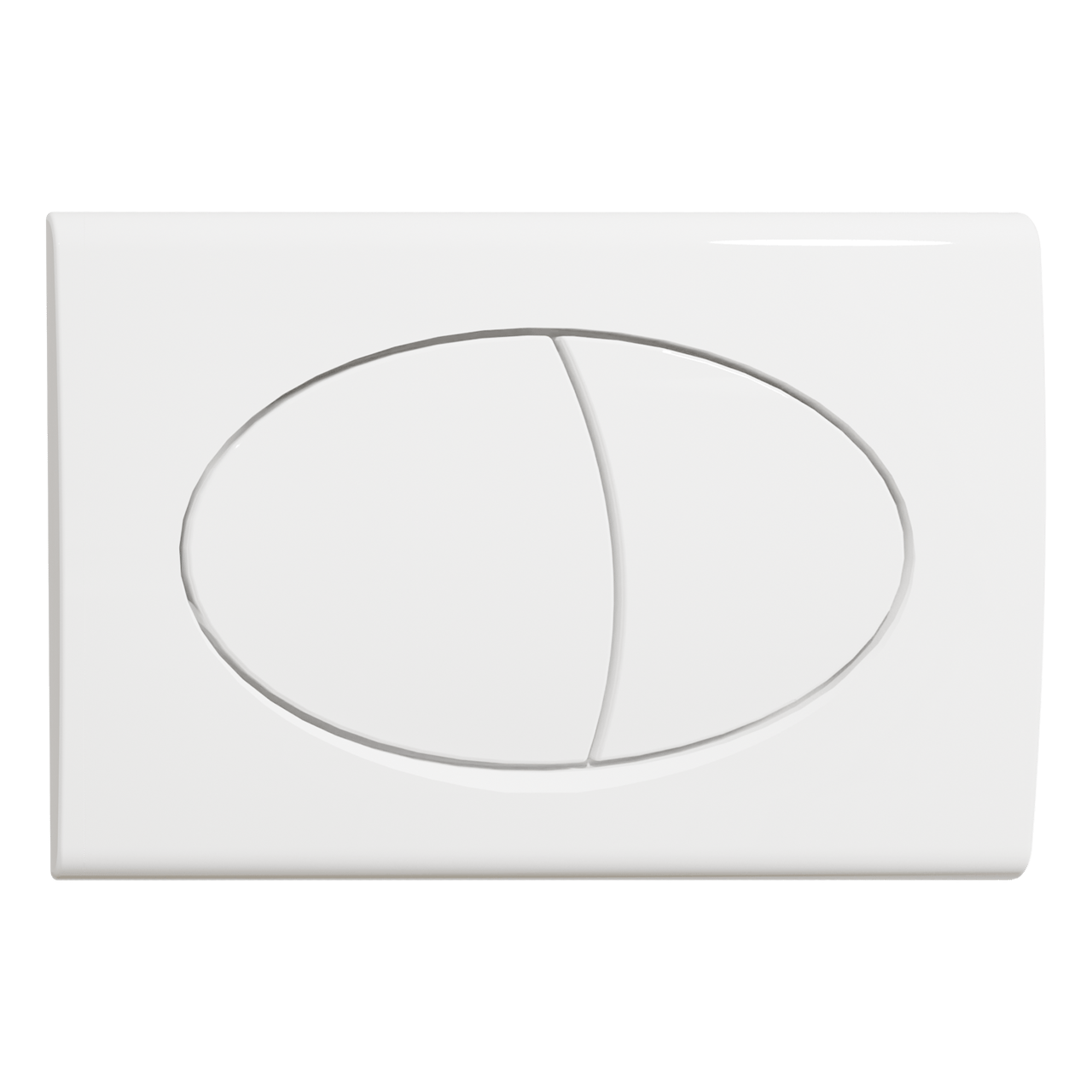 Linie Lina wc suspendu blanc brillant sans rebord de chasse avec Linie Ilana bâti-support et plaque de commande