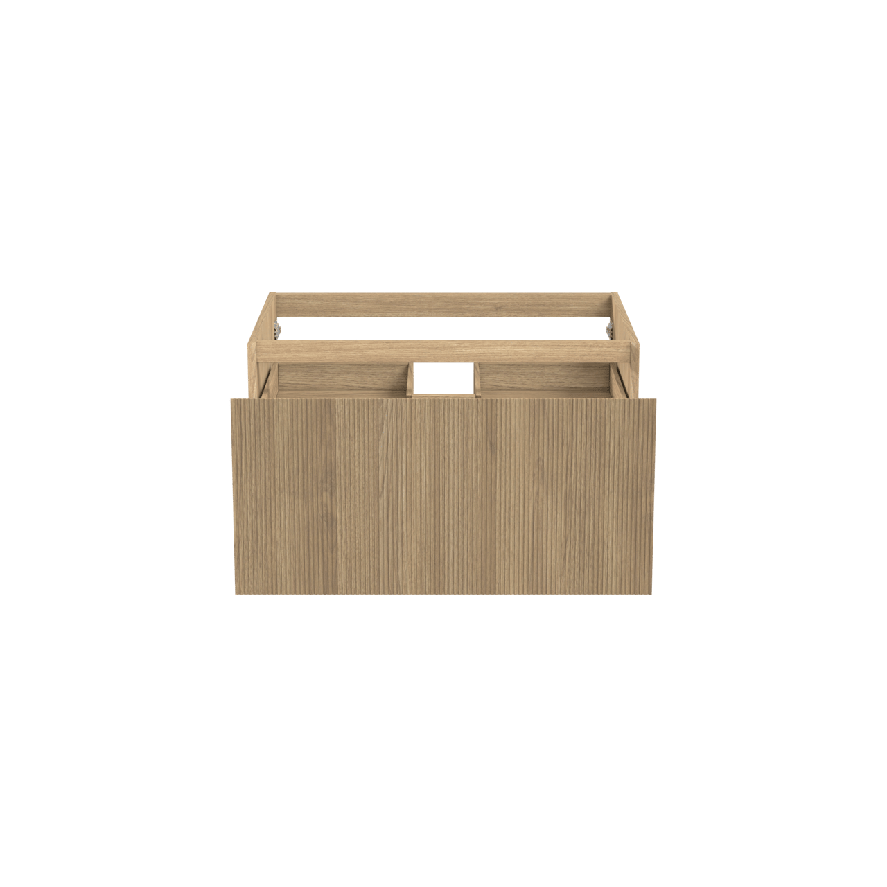 Balmani Fila zwevende wastafelonderkast 90 x 55 cm fineer natuur eik 2 lades