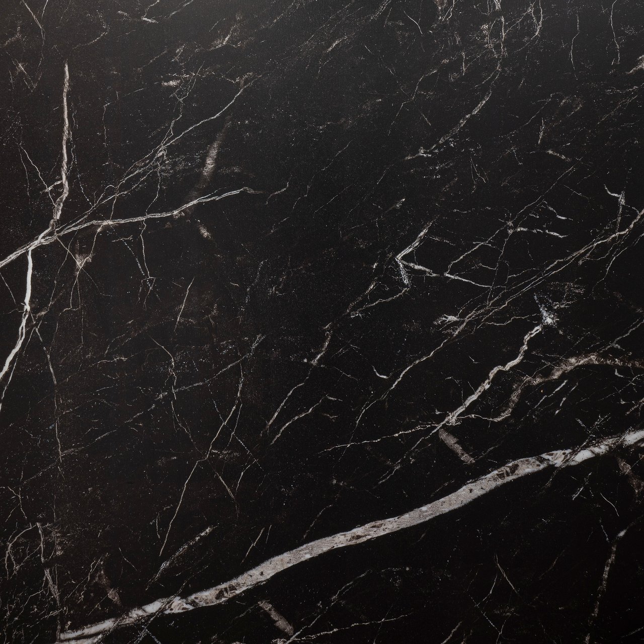 Luca Varess Artdeco Duschrückwand: 90 x 244 cm, Alu-Komposit, Schwarze Marmoroptik