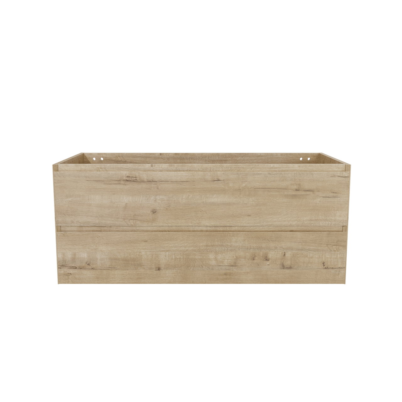 Balmani Mitra meuble sous-lavabo suspendu 120 x 55 cm chêne brut 2 tiroirs