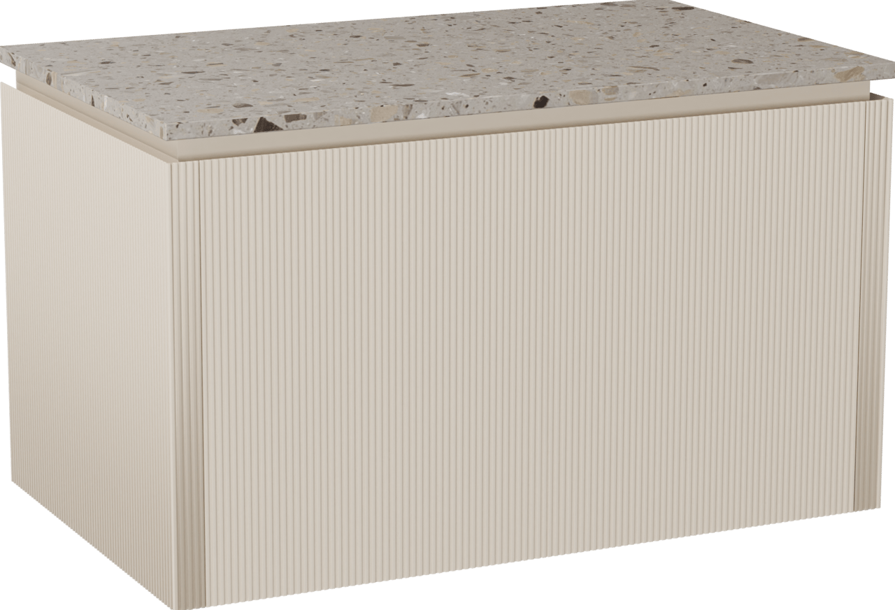 Balmani Eclips meuble salle de bains avec tablette pour vasques Stretto