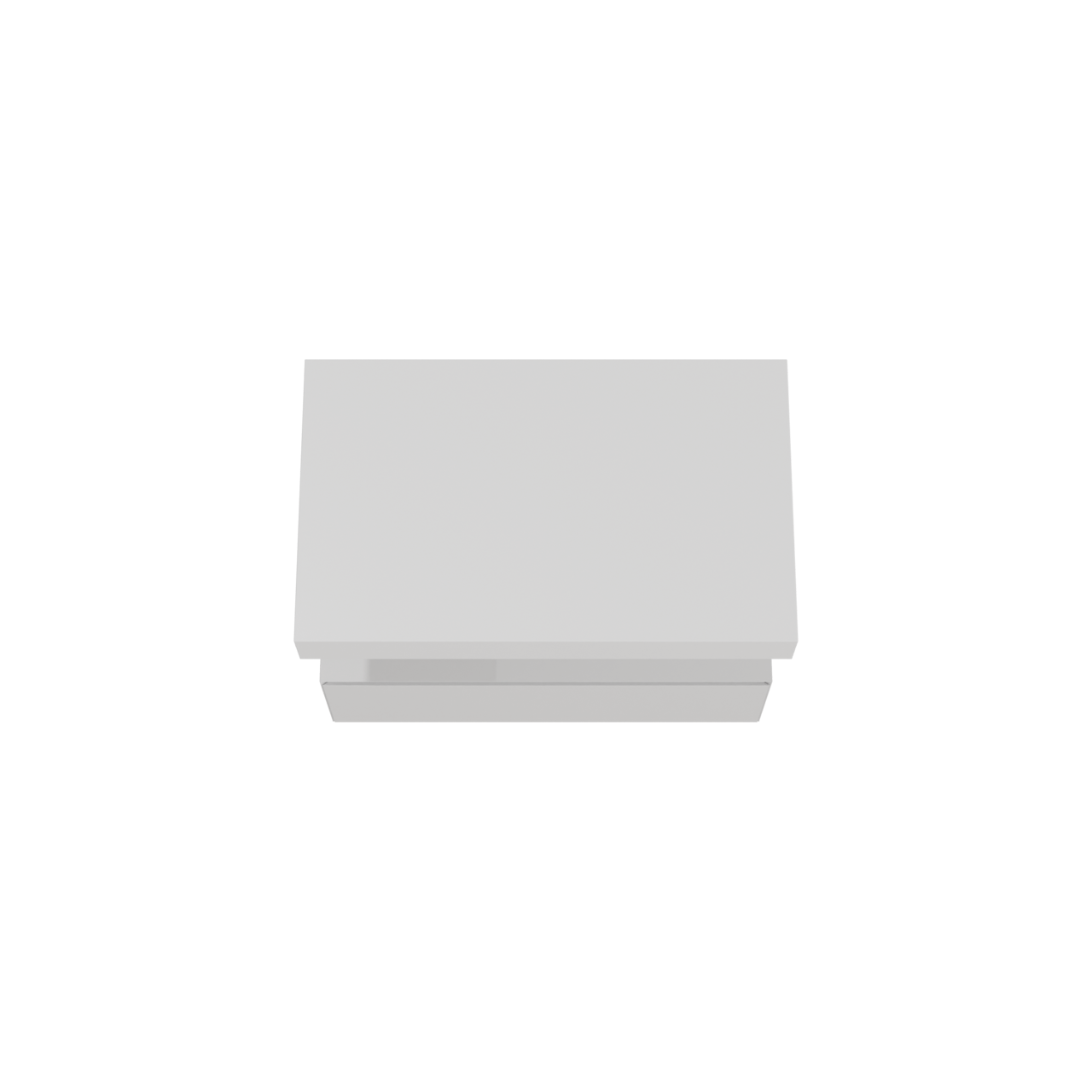 Balmani Mitra Elements hängendes Möbelstück Set: 90 x 55 cm, Weiß matt mit Dominus Einzel Waschtischplatte, Solid Surface Weiß matt