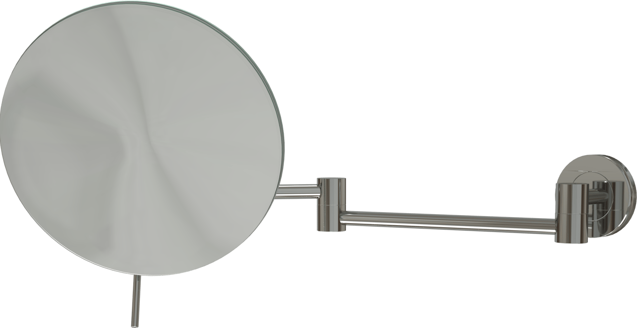 Blaufoss make-upspiegel rond chroom hangend 20cm