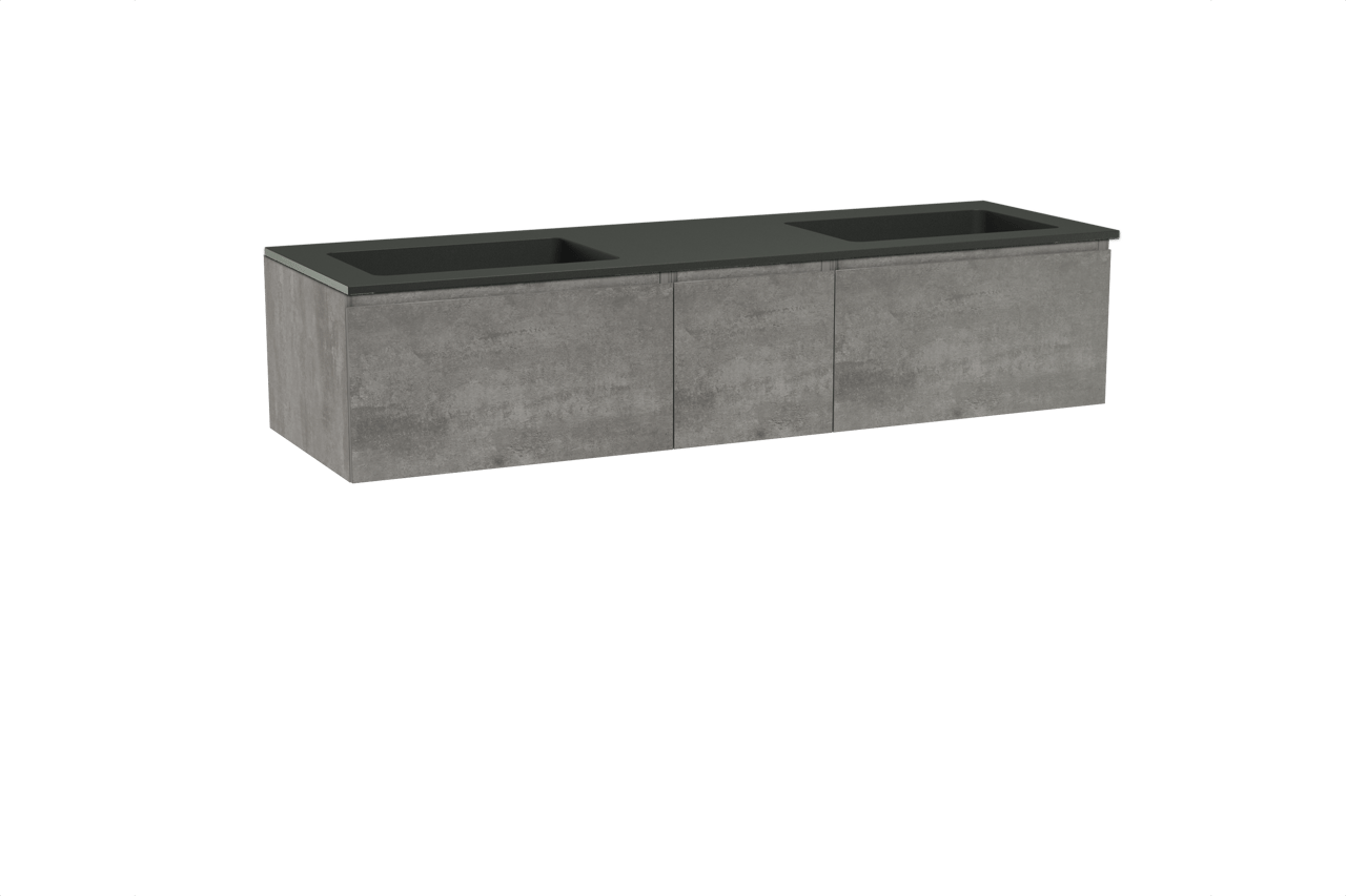 Storke Edge Badmöbel Set mit Scuro Waschtisch