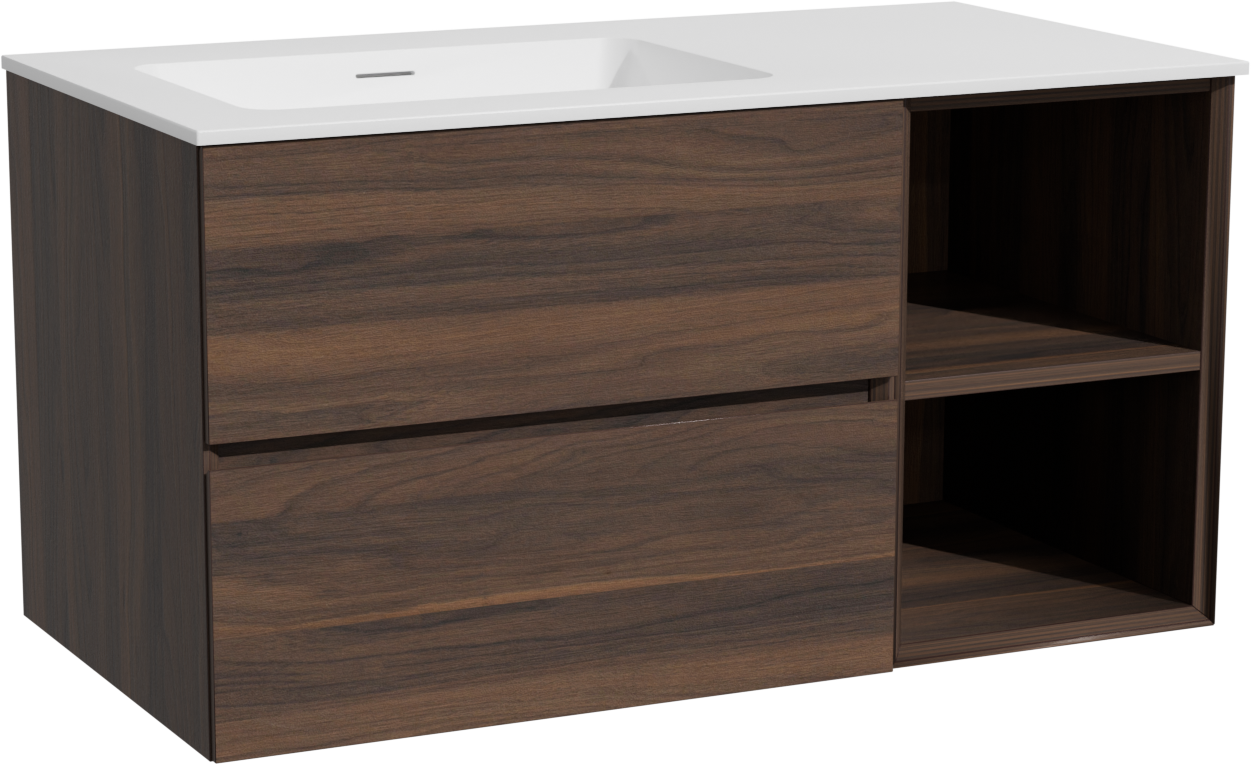 Storke Edge Badmöbel Set mit Mata Waschtisch