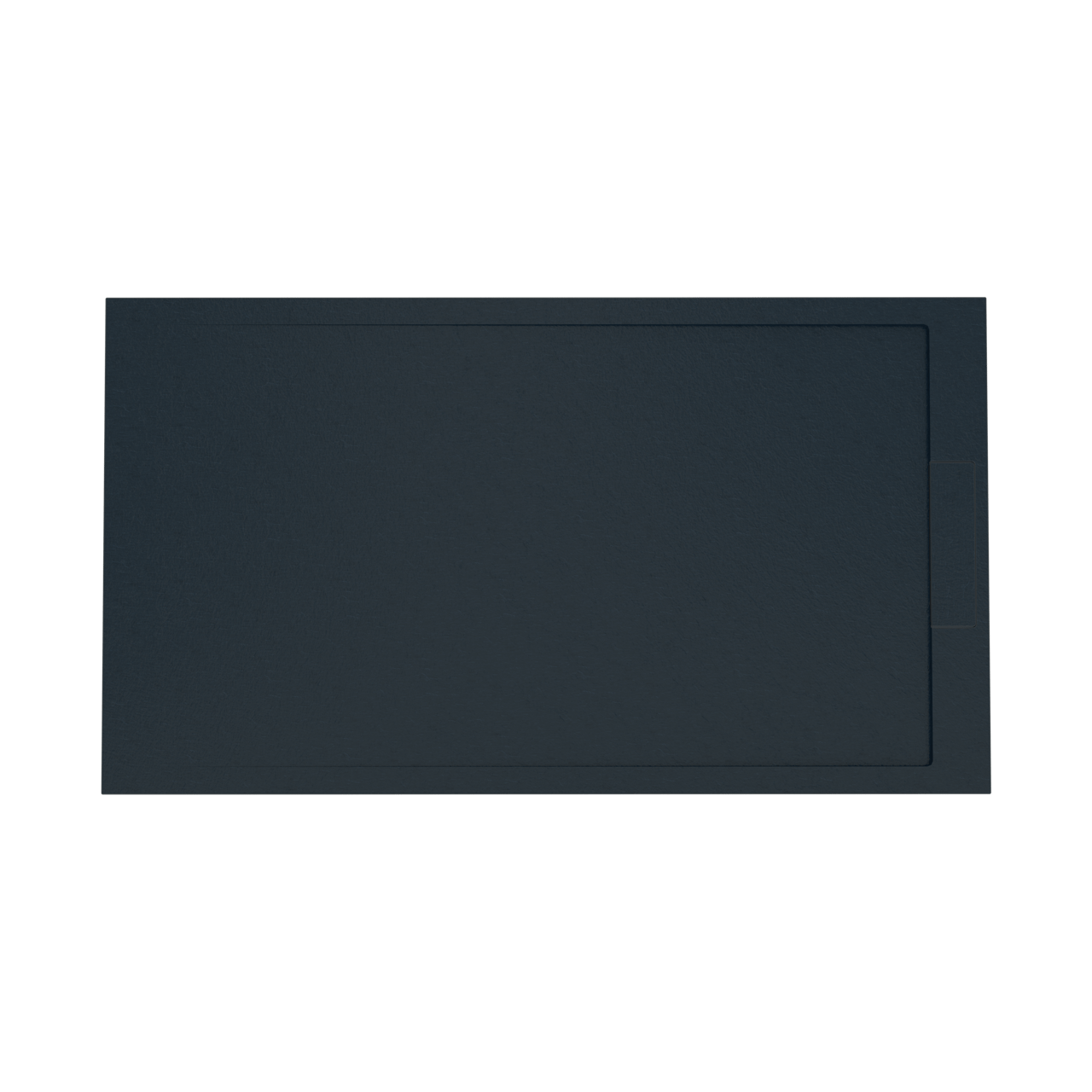 Balmani Indus receveur de douche 160 x 90 cm marbre composite gris graphite texture ardoise