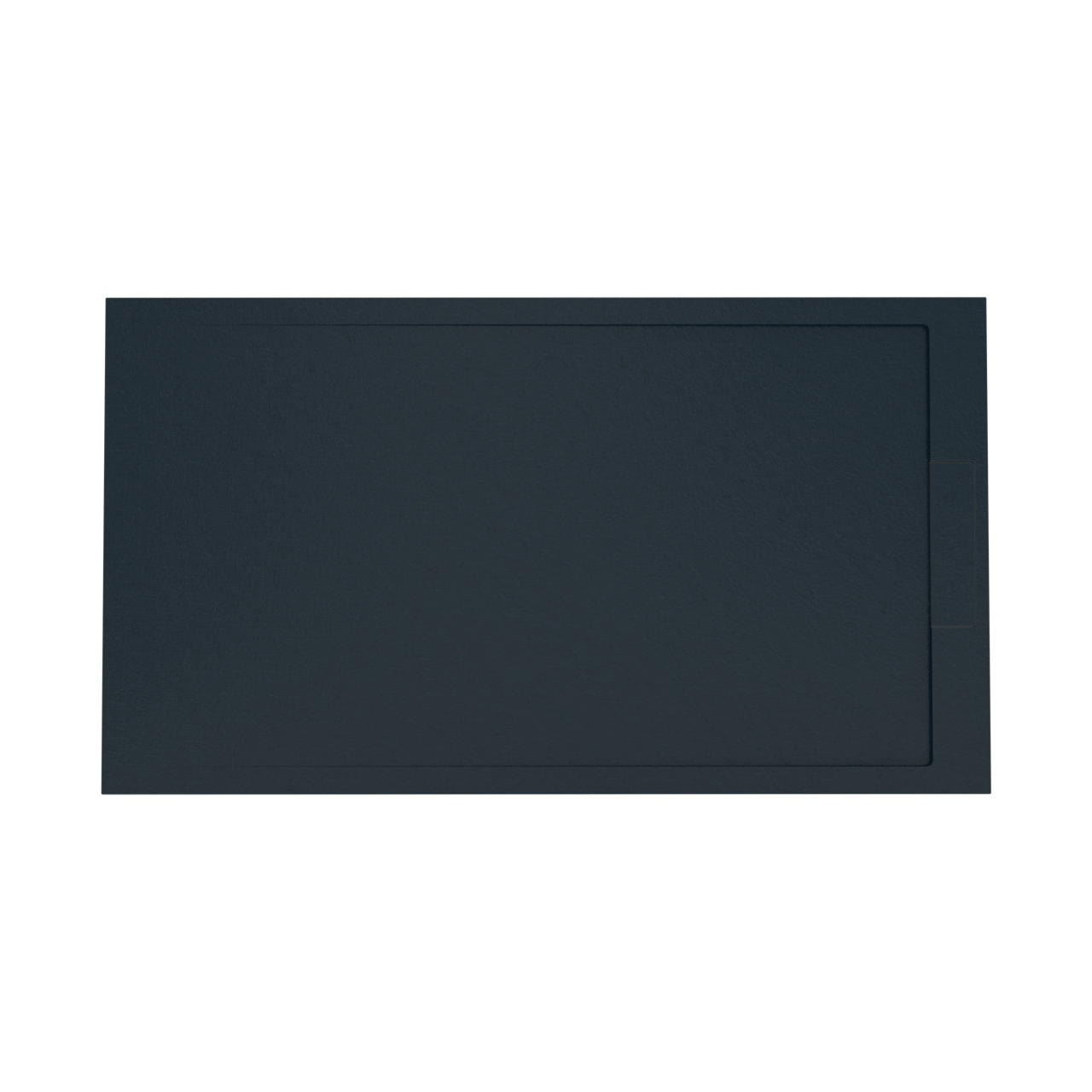 Balmani Indus douchebak 160 x 90 cm composietmarmer grafietgrijs leisteenstructuur