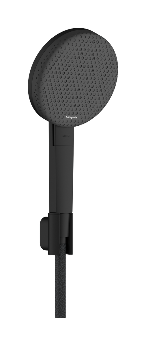 Hansgrohe Raindance Alive Select S 125 Handbrause-Set 3 Strahlfunktionen Schwarz Matt