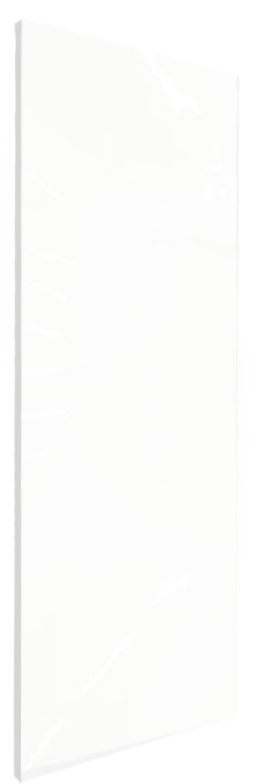 Linie Wall panneau mural de douche 90 x 220 cm acrylique Blanc Brillant