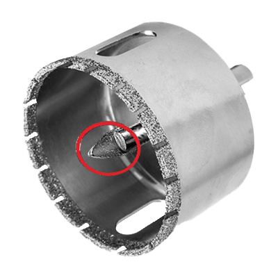 Santeg diamantboor met centreerpunt Ø 72mm