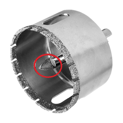 Santeg Diamantbohrer mit Zentrierhilfe