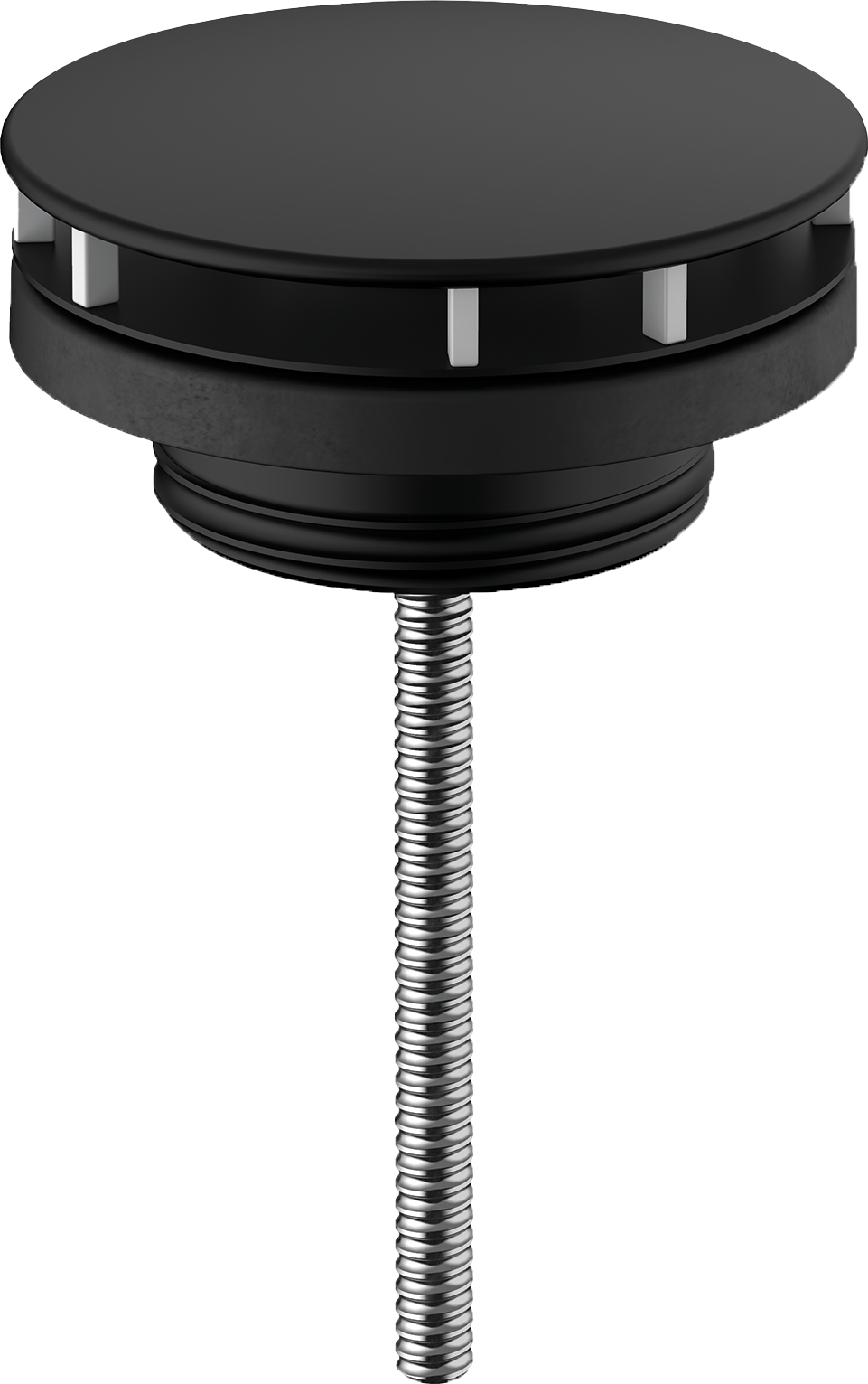 Hansgrohe Push-open-Ablaufventil schwarz matt