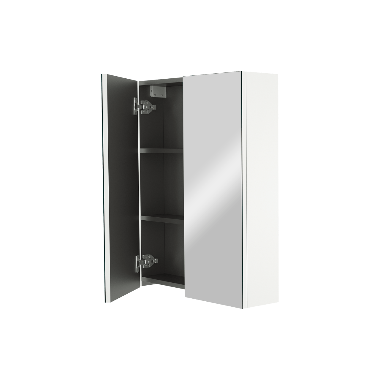 Linie Montro armoire de toilette 60 x 75 cm blanc mat