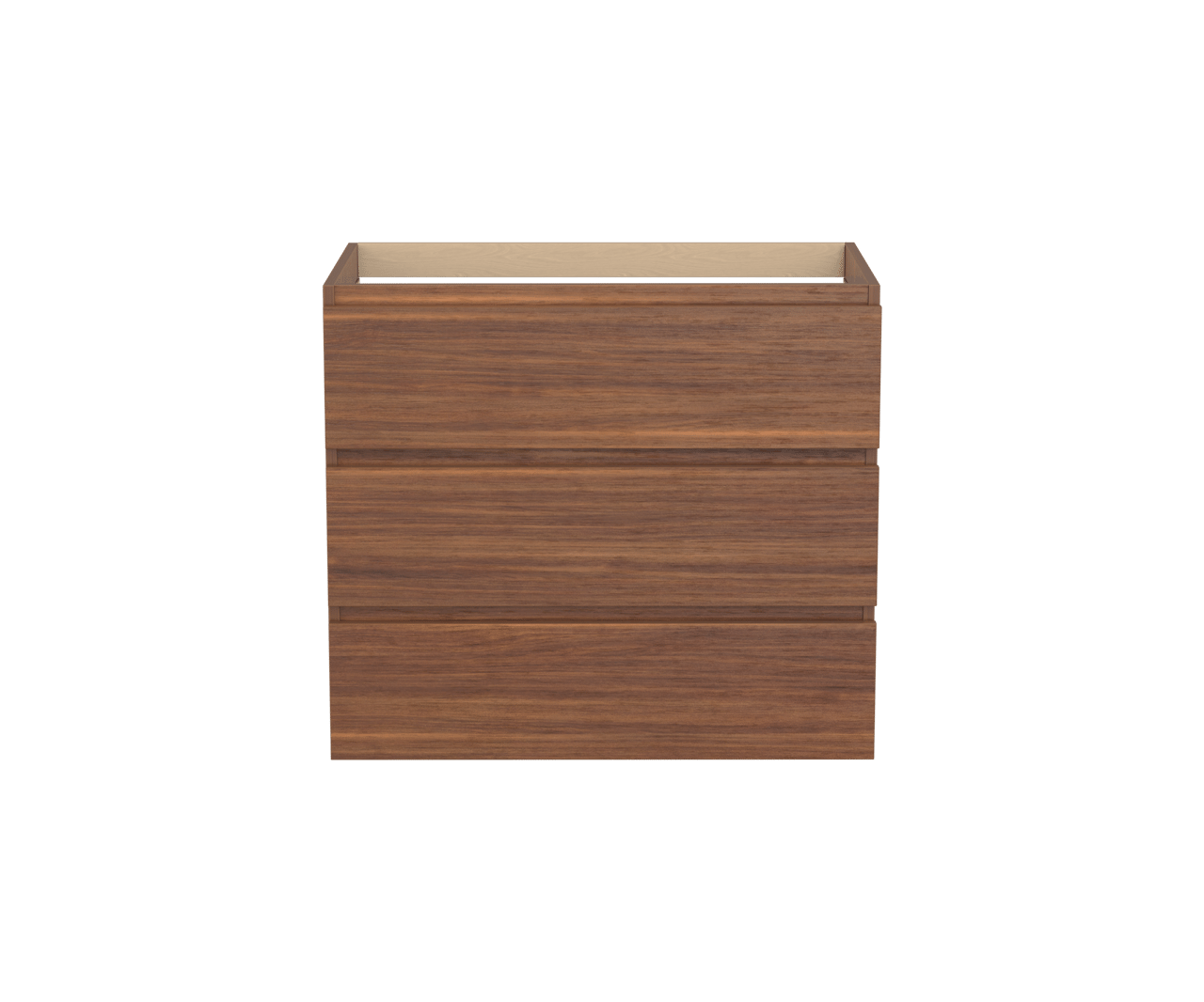 Balmani Lucida staand wastafelonderkast 90 x 55 cm Amerikaans notenhout 3 lades