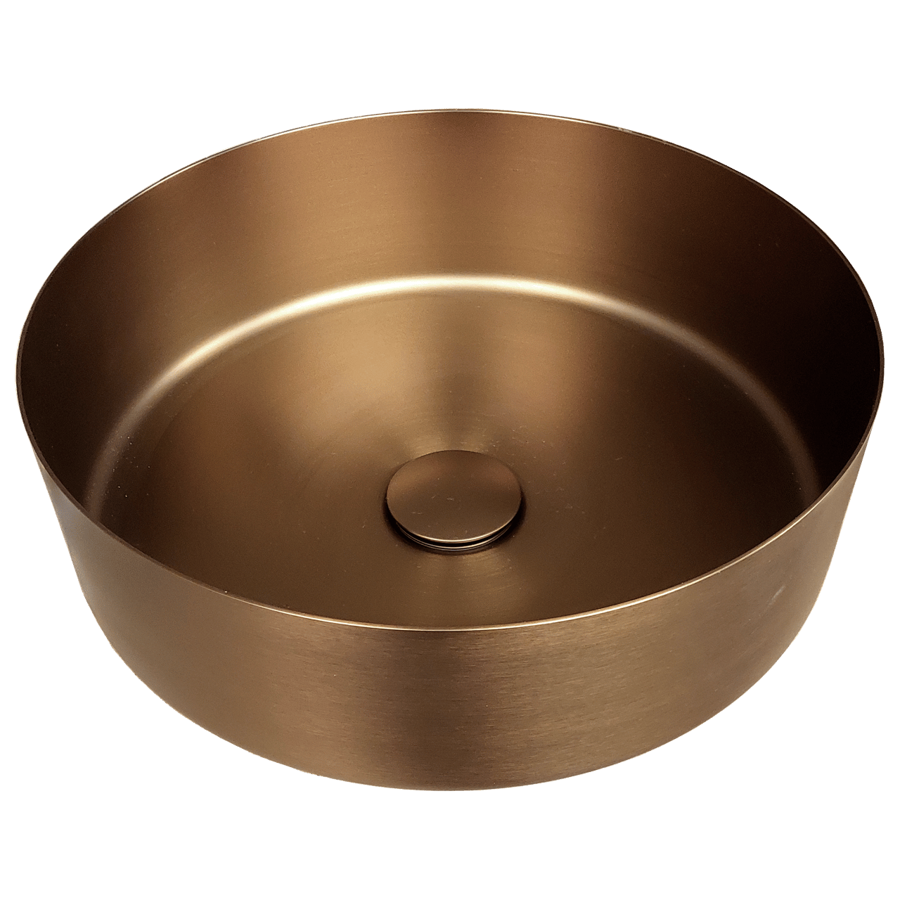 Balmani Accia waskom Brushed Rosegold roestvrij staal rond Ø 36 cm