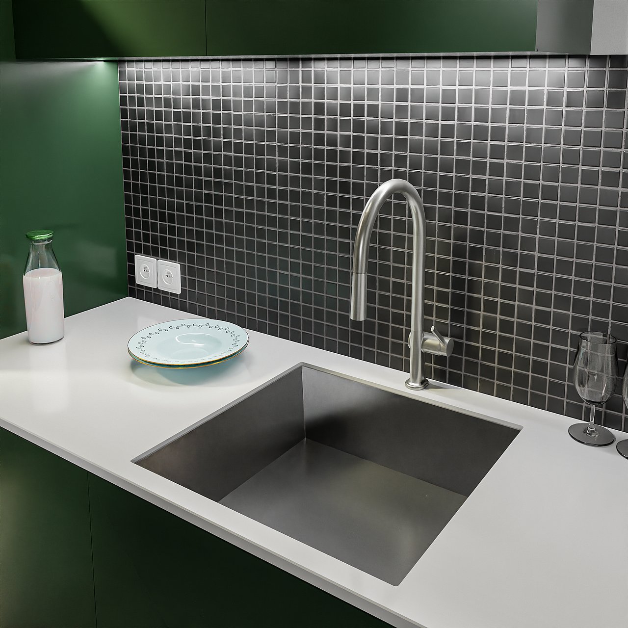 Hansgrohe Talis M54 210 keukenkraan met uittrekbare handdouche rvs look