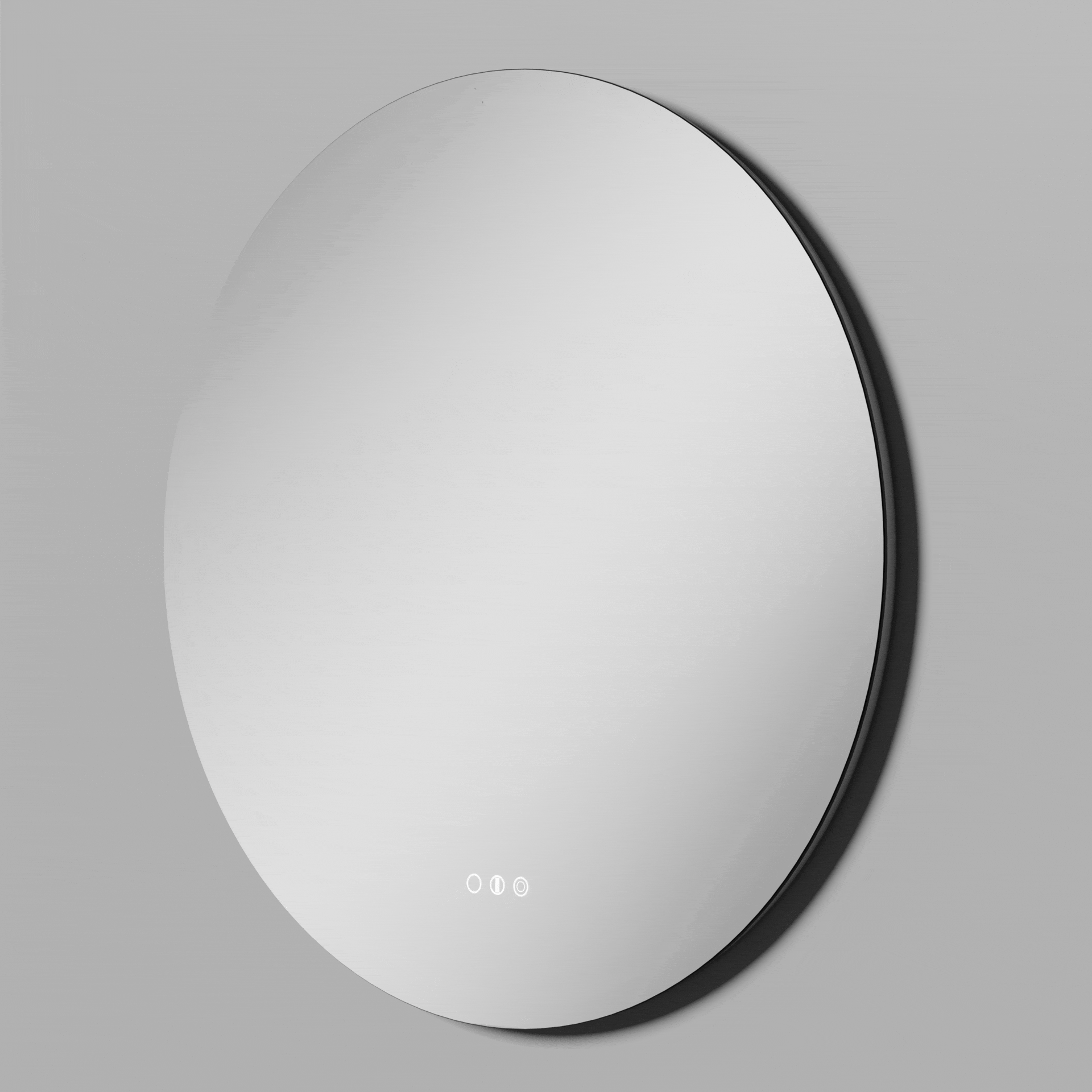 Balmani Ghost Touch miroir rond lumineux et anti-buée Ø 80 cm