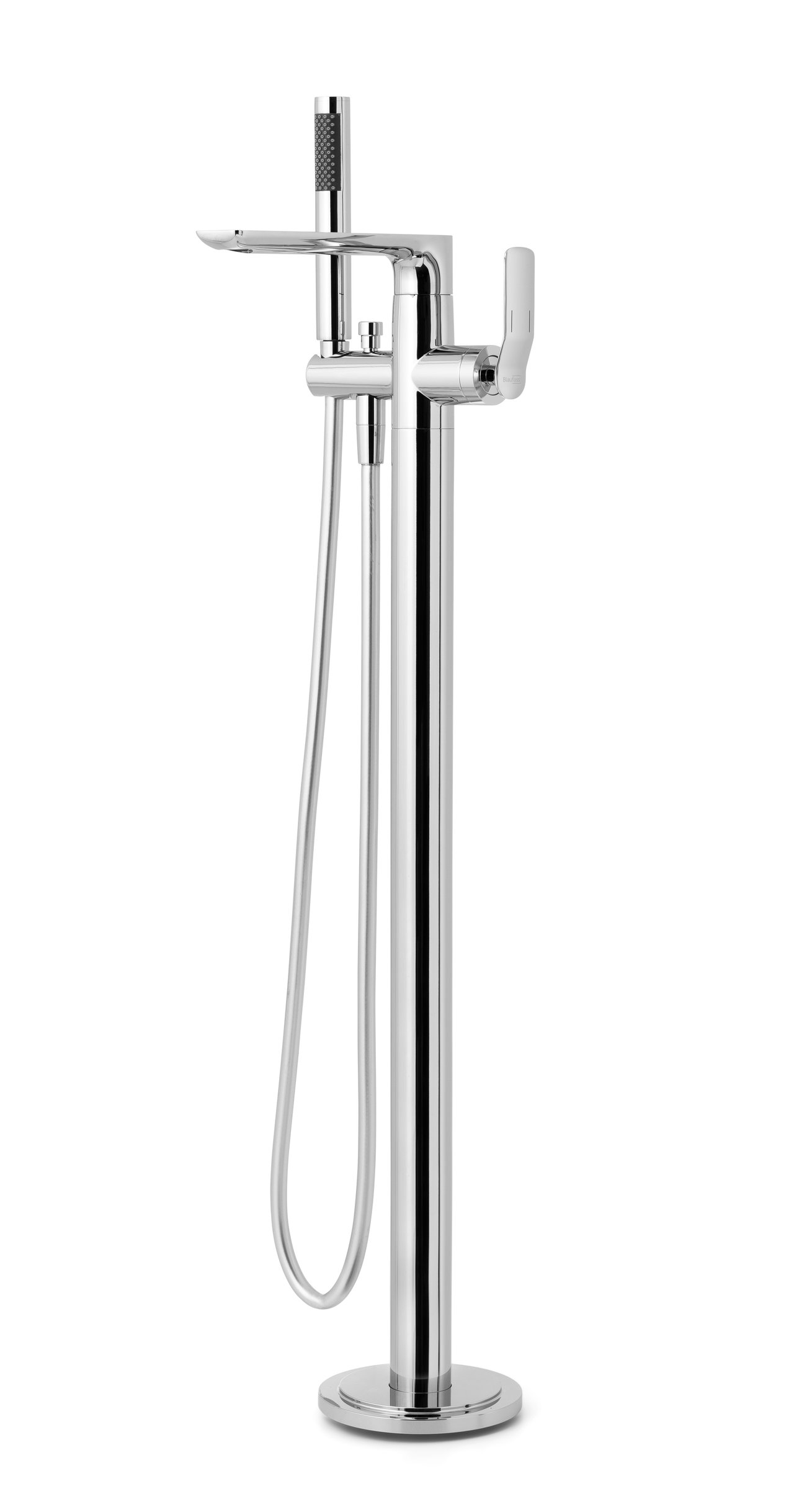 Blaufoss Expo robinet baignoire îlot avec douchette chrome brillant