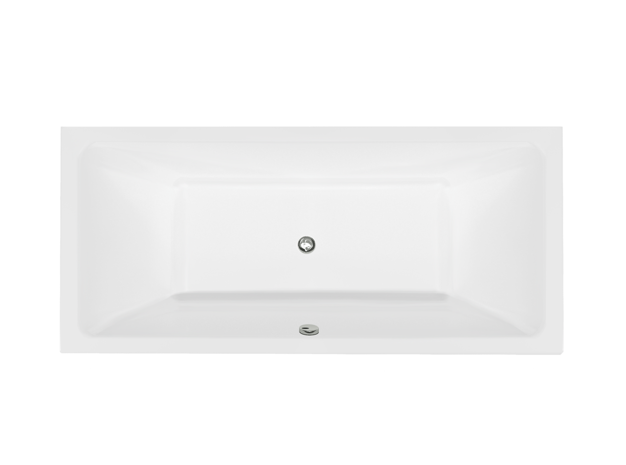 Luca Varess Sandrina 2 Personen Einbaubadewanne 170 x 75 cm, Acryl Weiß mat