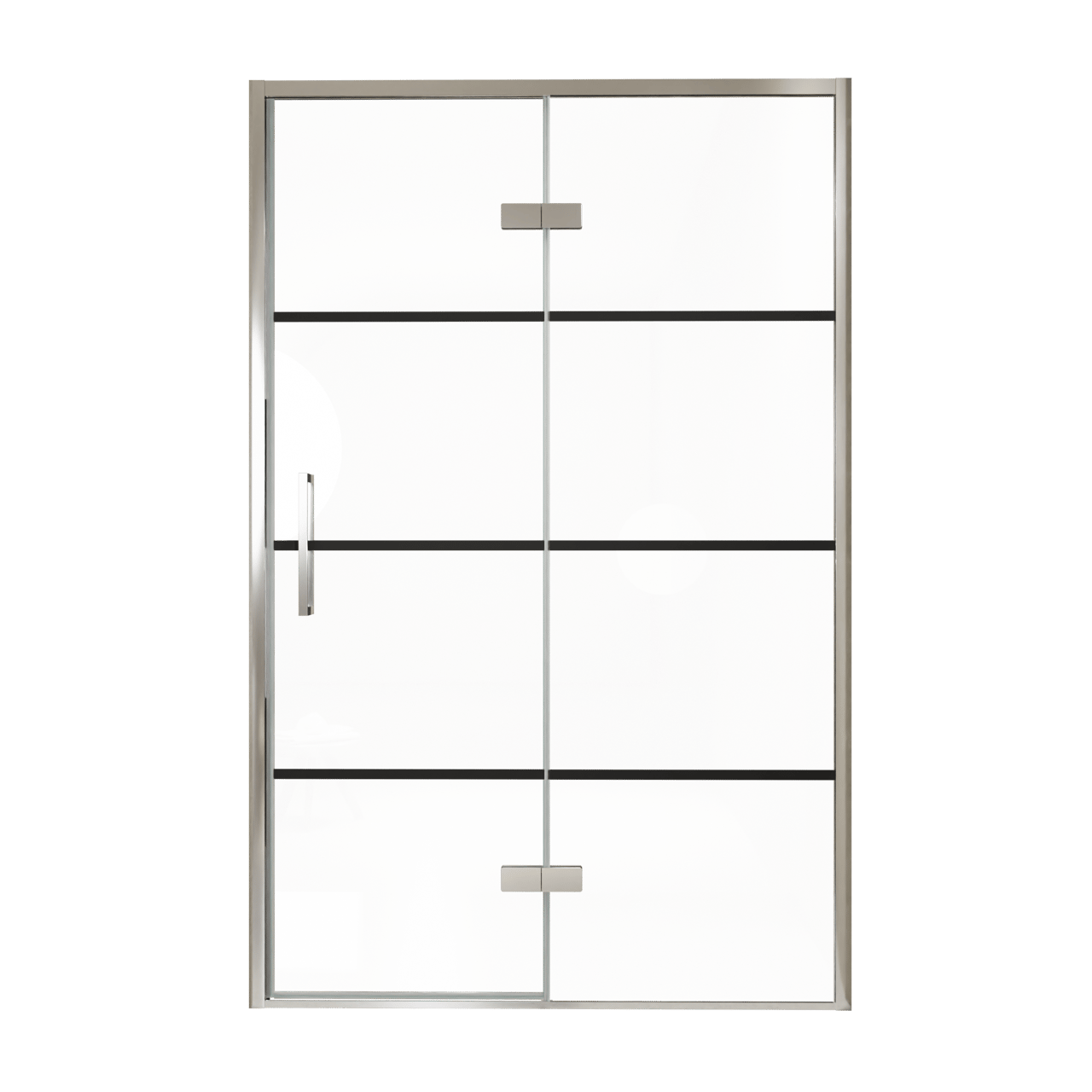 Balmani Senses Design Dusche Drehtür, Rechts, 140 cm x 210 cm, Lined, Profil Chrom