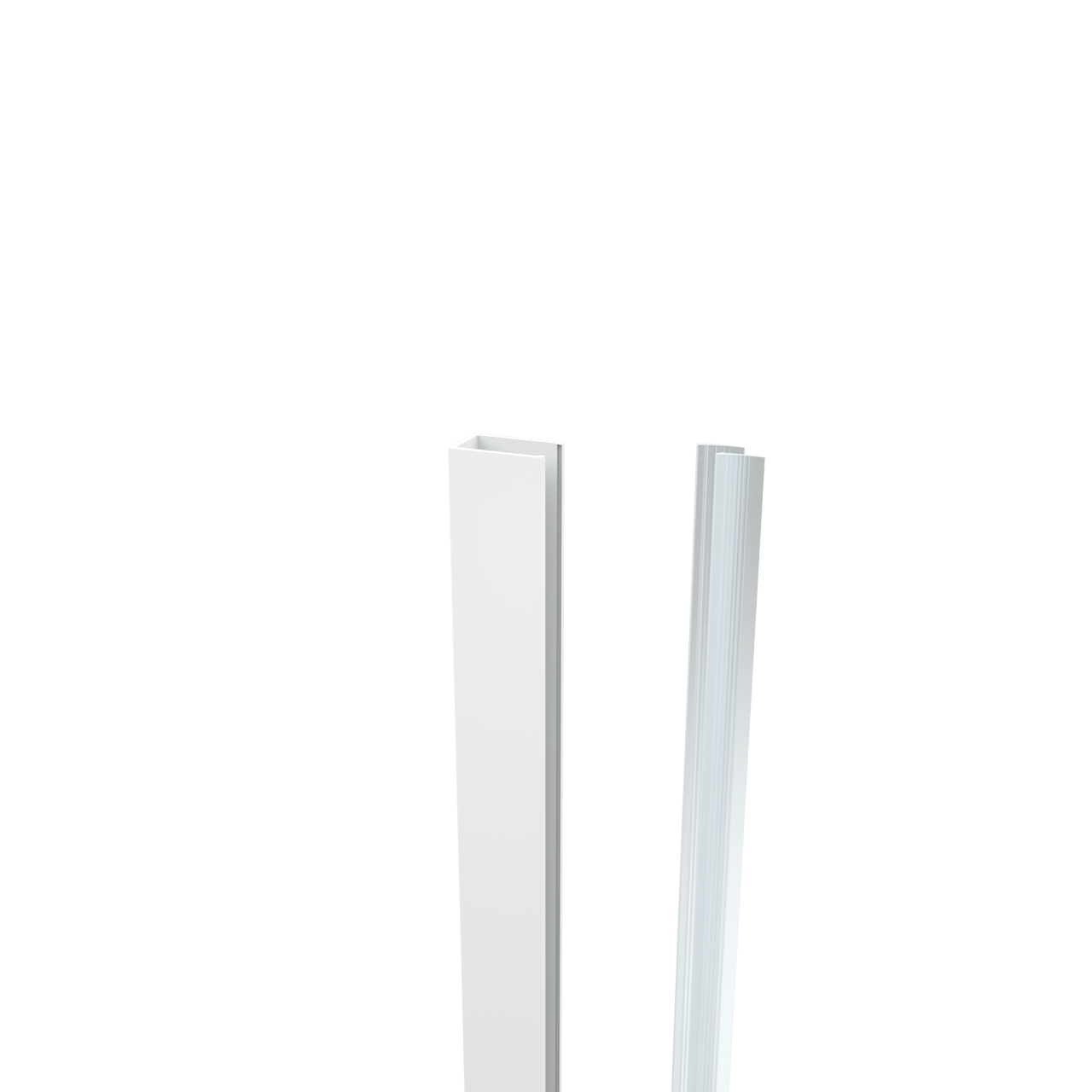 Balmani Modular muurprofiel 2,3x200cm mat wit