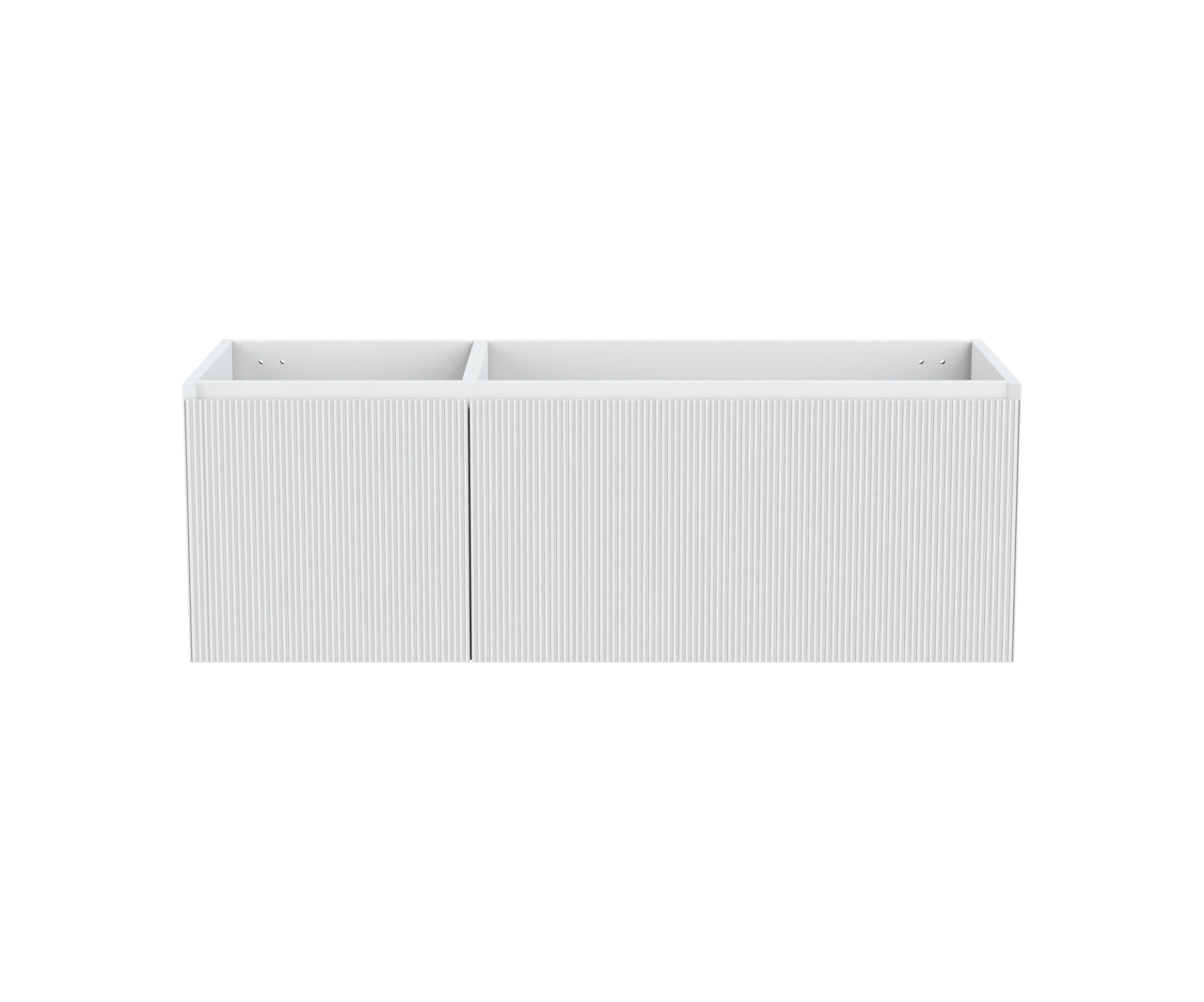 Balmani Fila zwevende wastafelonderkast 135 x 55 cm asymmetrisch rechts mat wit 4 lades