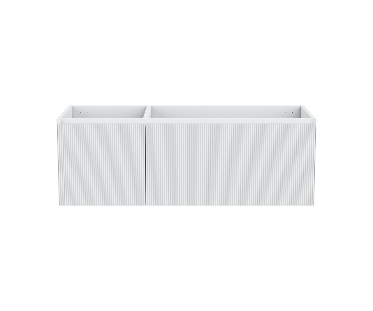 Balmani Fila zwevende wastafelonderkast 135 x 55 cm asymmetrisch rechts mat wit 4 lades