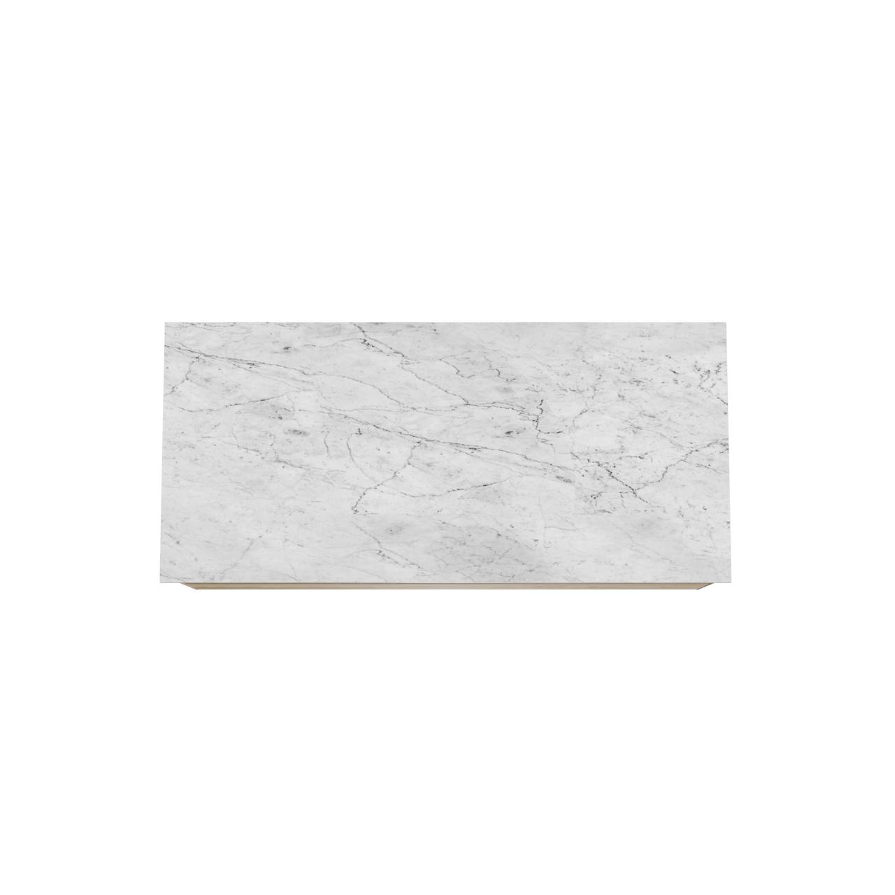 Balmani Mitra meuble salle de bains suspendu 120 x 55 cm chêne brut avec Stretto tablette simple ou double en marbre carrara