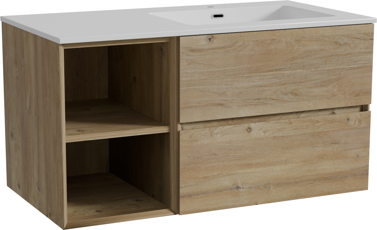 Storke Edge meuble salle de bains avec plan vasque Diva