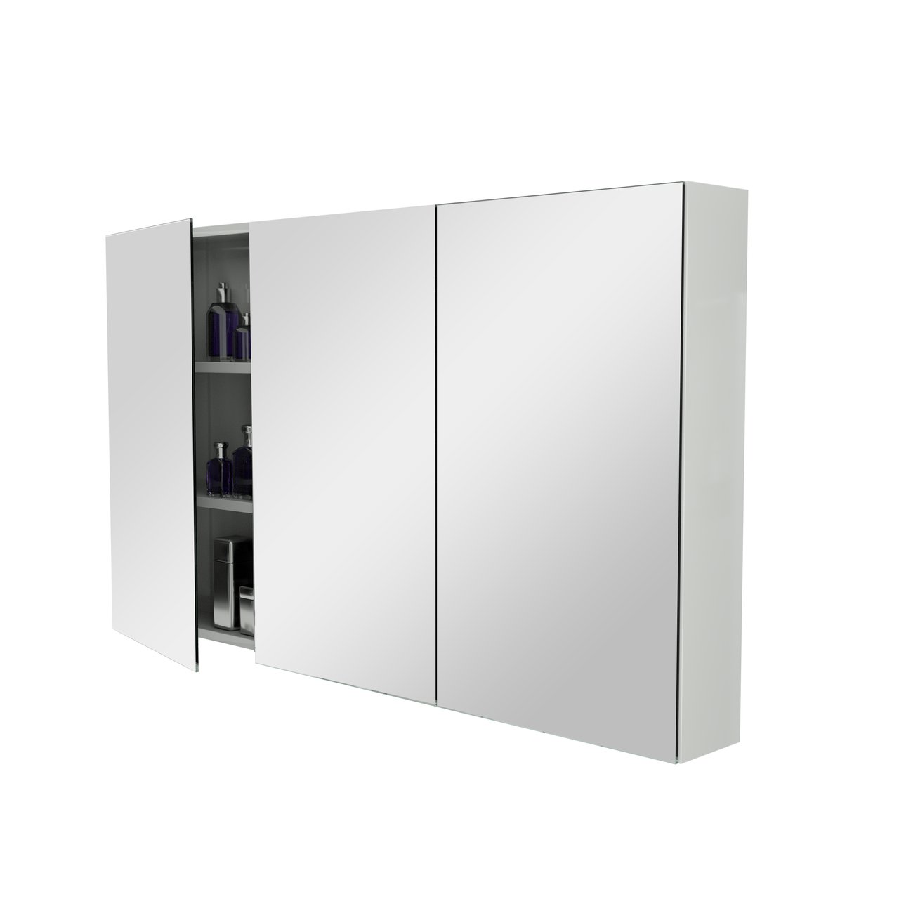 Storke Reflecta spiegelkast 130 x 75 cm Hoogglans Wit