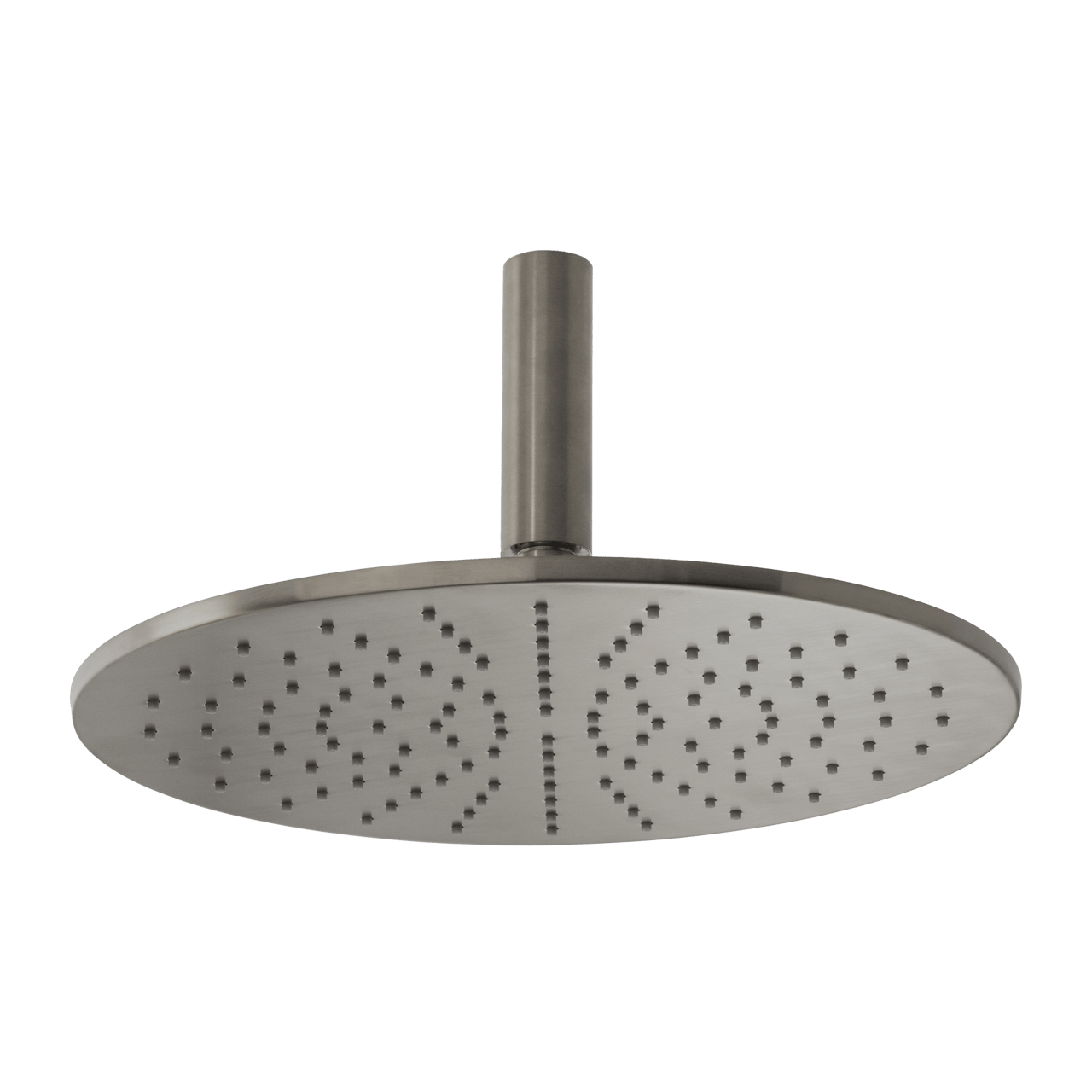 Blaufoss Round 300 tête de douche ronde avec support plafond 30 cm Brushed GunMetal
