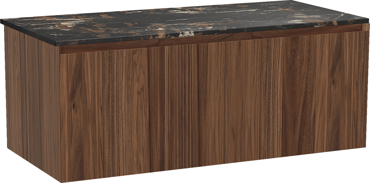 Balmani Idra meuble salle de bains avec tablette pour vasques Stretto