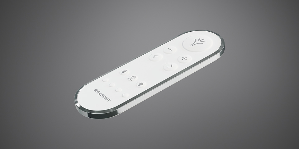 Geberit Aquaclean Sela douche toilet Glanzend Wit randloos