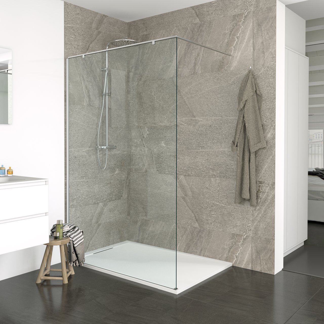 Balmani BMSS Crest stabilisatiestang links 132x102cm chroom