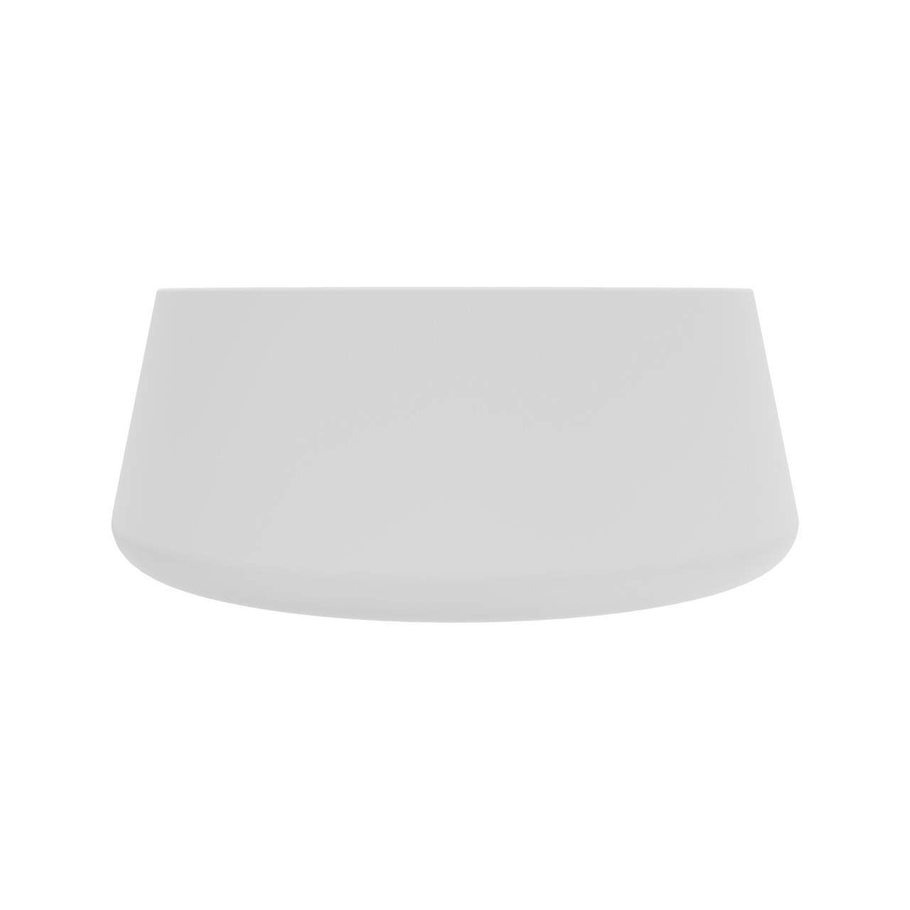 Balmani Bag waskom mat witte Solid Surface rond 40 x 40 cm