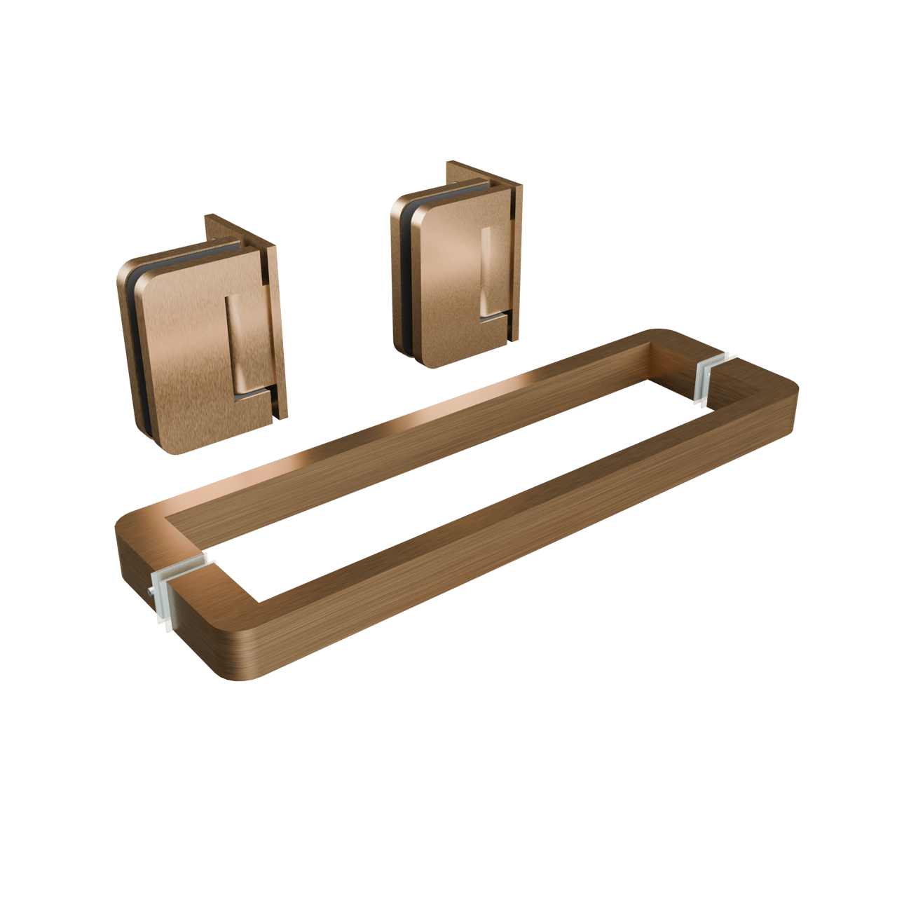 Balmani Modular douchedeur scharnieren en greep brushed rosegold