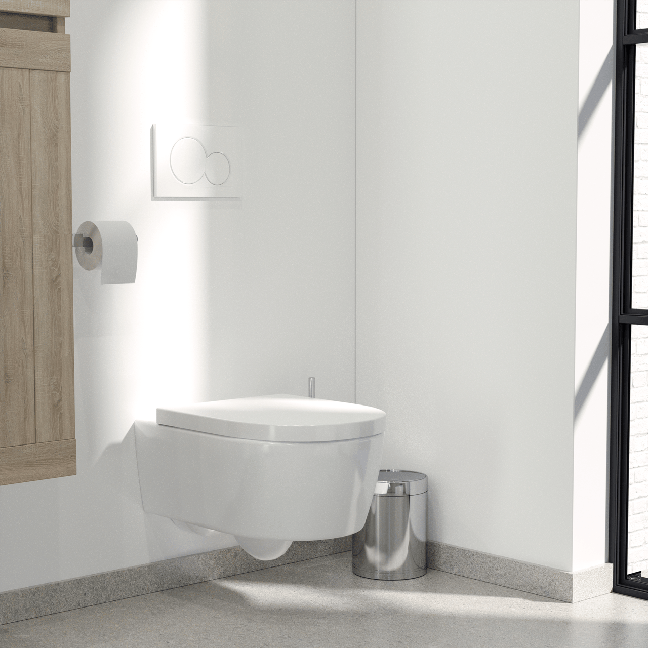 Villeroy & Boch Avento hangend toilet Hoogglans Wit randloos