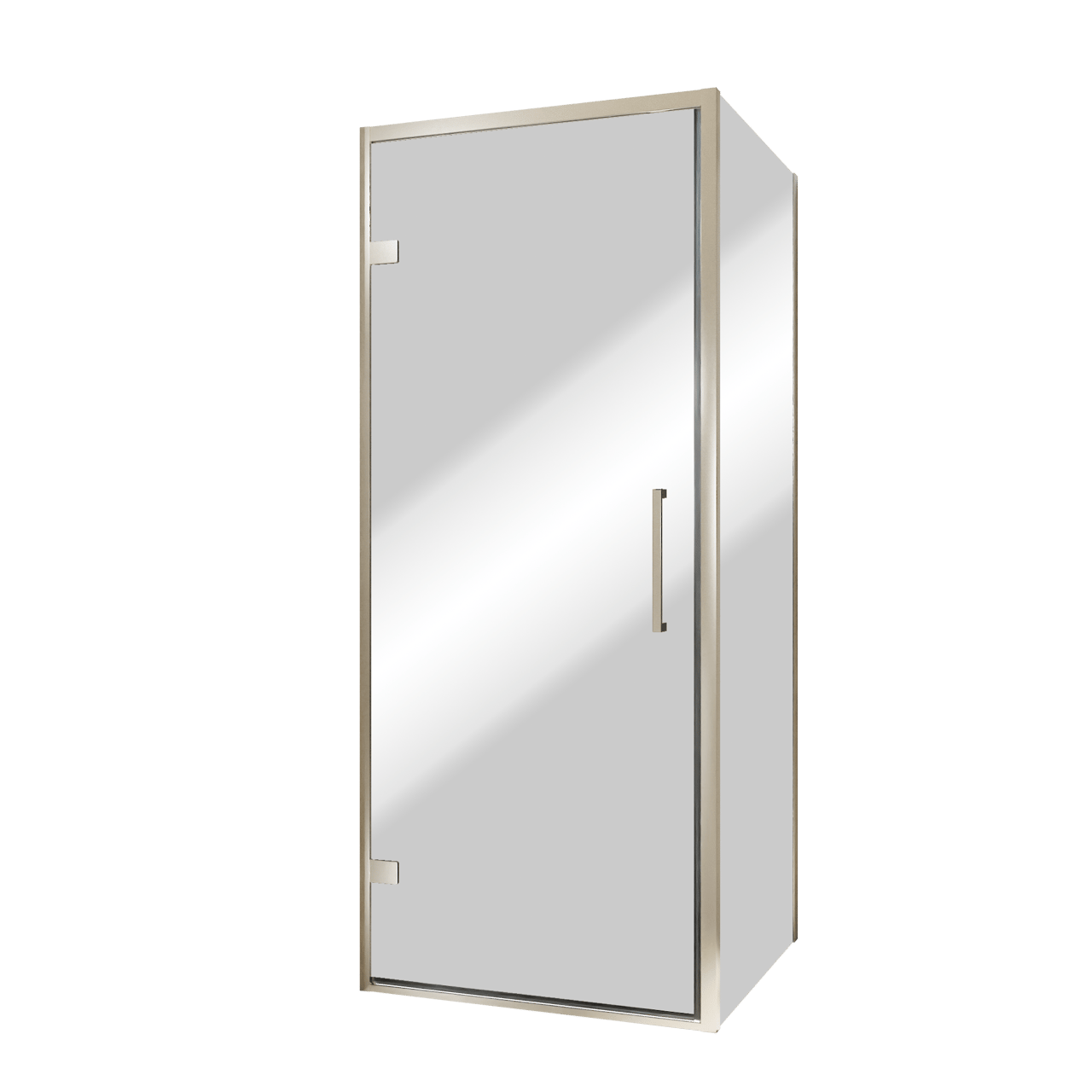 Balmani Senses Design douche d'angle avec porte pivotante