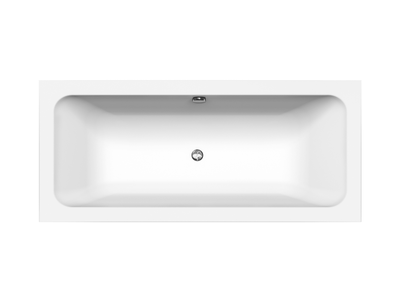 Luca Varess Viticcio tweepersoons inbouwbad 170 x 75 cm acryl mat wit