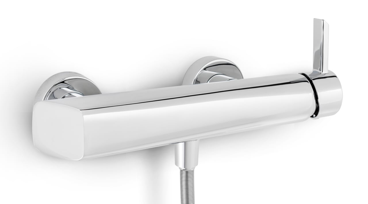 Blaufoss Mytic douchemengkraan glanzend chroom