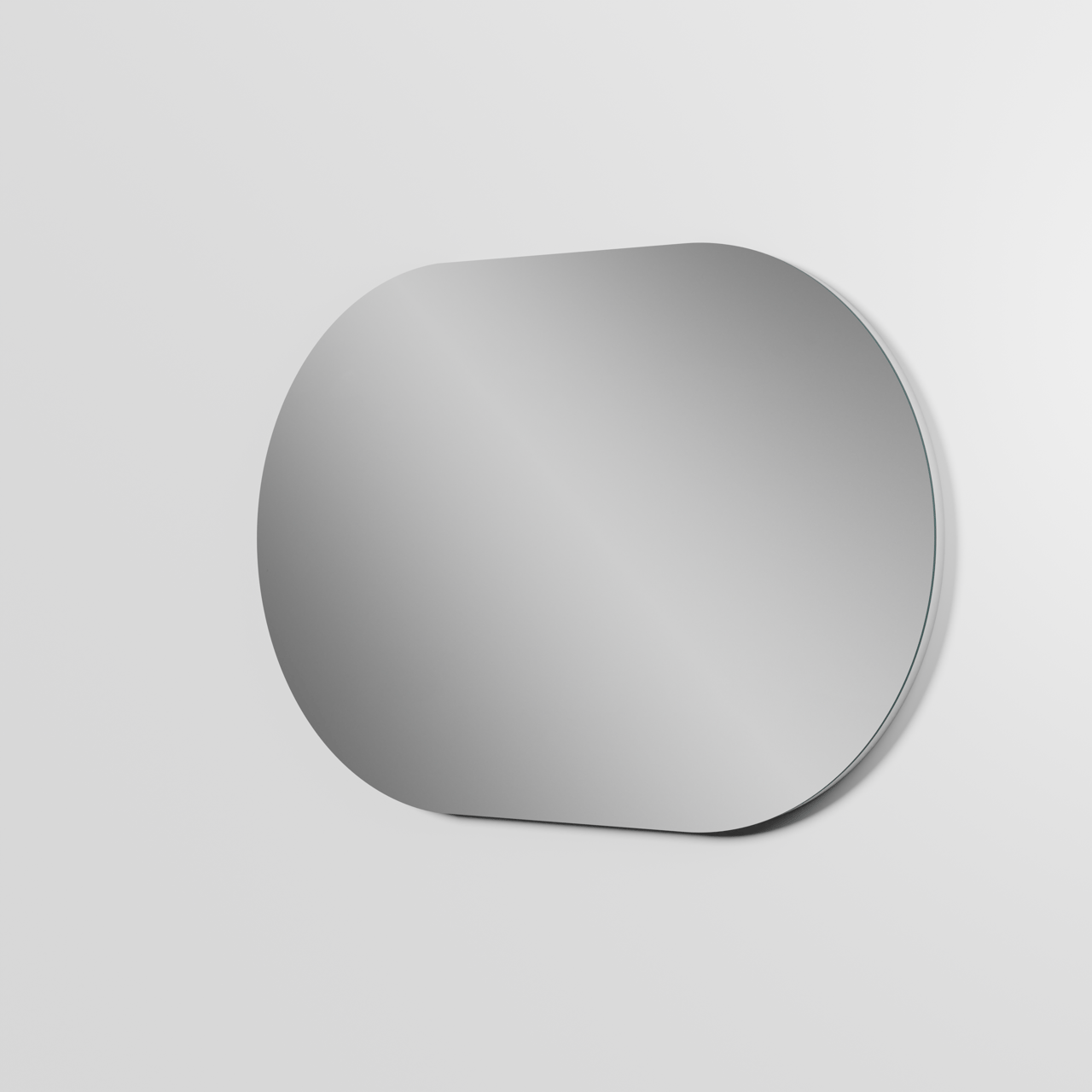 Balmani Cloud Badspiegel mit Beleuchtung: Oval, 100 x 65 cm, mit Anti-Beschlag Spiegelheizung