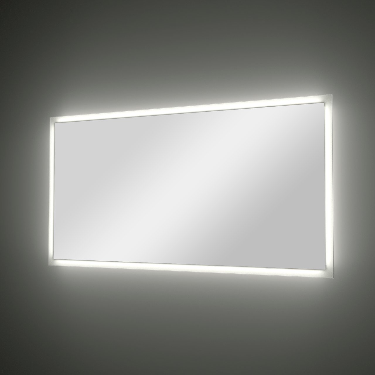 Balmani Vizio miroir rectangulaire lumineux et anti-buée 135 x 70 cm